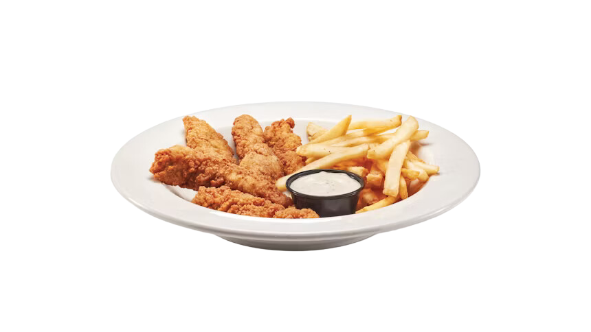 silver and Buttermilk Crispy Chicken Strips & Fries