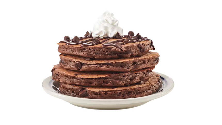 Chocolate Chocolate Chip Pancakes